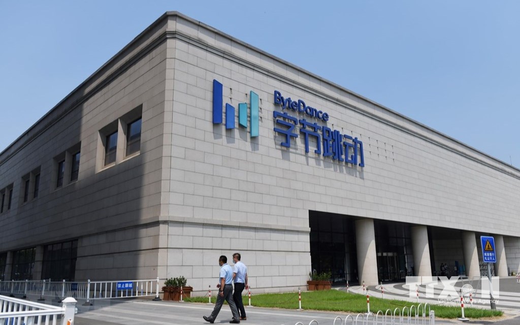 Trụ sở tập đoàn ByteDance tại Bắc Kinh, Trung Quốc. (Ảnh: AFP/TTXVN)